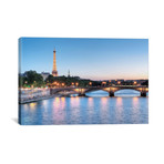 Twilight On The Seine // Alan Blaustein (26"W x 18"H x .75"D)