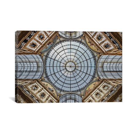 Galleria Vittorio Emanuele II, Milan, Lombardy Region, Italy // Renate Reichert (18"W x 26"H x 0.75"D)