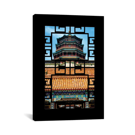 China - Window View III // Philippe Hugonnard (26"W x 18"H x 0.75"D)