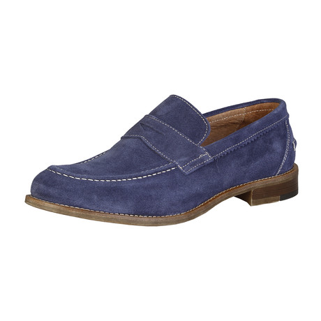 Lapo Suede Loafer // Blue (Euro: 40)