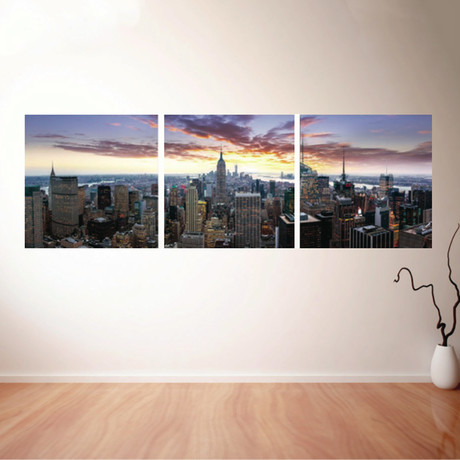 New York City Skyline (20" W x 20"H x4"D)