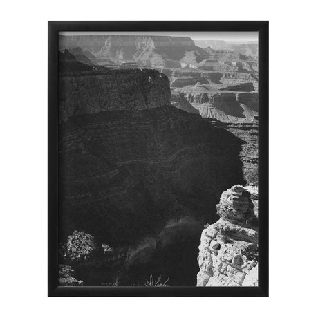 View Of Darkly Shadowed Canyon (20"W x 16"H x 1"D)