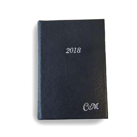 2018 Leather Day Planner // 4"L x 5"W