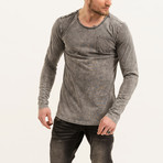 Mike Long-Sleeve Tee // Anthracite (XS)