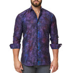Luxor Camo Dress Shirt // Purple (XL)