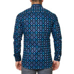 Luxor Check Dress Shirt // Turquoise (M)