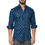 Luxor Check Dress Shirt // Turquoise (XL)