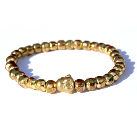 Gold Gautama Bracelet (Length: 6.5”)