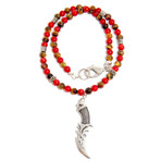 Silver Knife Necklace