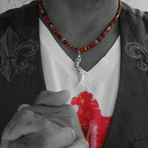 Silver Knife Necklace