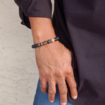 Classic Black Brown Bracelet (Length: 6.5”)
