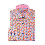Don Abstract Squares Button-Up Shirt // Multi (L)
