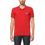 Kenzo Tiger Short Sleeve Polo // Red (XL)