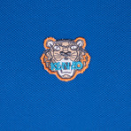 Kenzo Tiger Short Sleeve Polo // Blue (2XL)