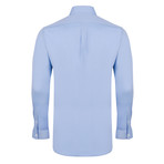 Kenzo Tiger Crest Dress Shirt // Light Blue (L)
