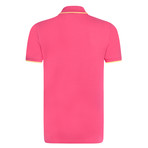 Kenzo Tiger Short Sleeve Polo // Pink (2XL)