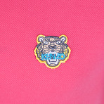 Kenzo Tiger Short Sleeve Polo // Pink (S)