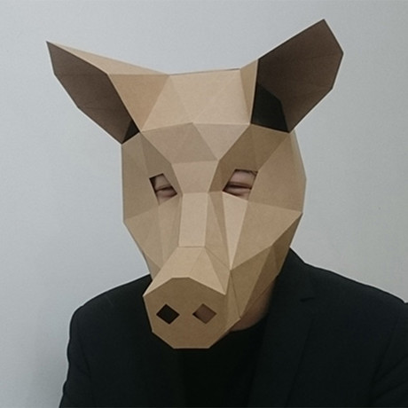SMRT Animal Mask // Pig