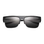 Men's Dividend Sunglasses // Black + Gray