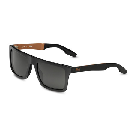 Unisex Sepulveda Sunglasses // Black + Copper + Gray