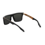 Unisex Sepulveda Sunglasses // Black + Copper + Gray