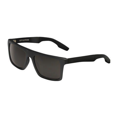 Unisex Sepulveda Polarized Sunglasses // Black + Gray