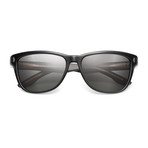 Unisex Standard Sunglasses // Black + Gray
