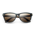 Unisex Standard Polarized Sunglasses // Double Horn + Bronze