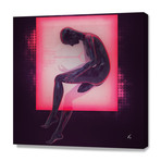 Floating Points // Stretched Canvas (16"W x 16"H)