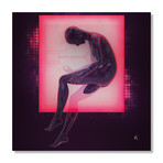 Floating Points // Stretched Canvas (16"W x 16"H)