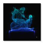 Neptune // Stretched Canvas (16"W x 16"H)