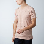 Skull Studded Tee // Dirty Pink (S)