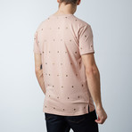 Skull Studded Tee // Dirty Pink (M)