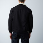 Bull Denim Borg Lined Jacket // Black (XL)