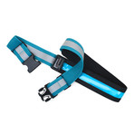 LED Reflective Belt // Blue