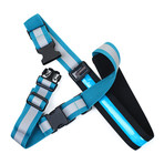 LED Reflective Belt // Blue