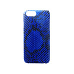 Python iPhone Case // Blue + Black (iPhone 7/8)