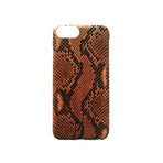 Python iPhone Case // Brown + Black (iPhone 7/8)