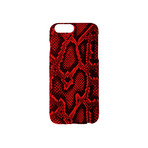 Python iPhone Case // Red + Black (iPhone 7/8)