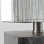 Cascade Accent Table Lamp // Charcoal Gray
