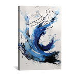 Blue Abstraction // Radiana Christova (26"W x 18"H x .75"D)