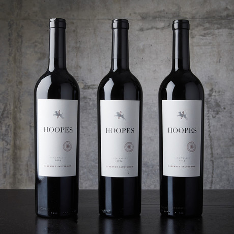 Hoopes Family Vineyards Napa Valley Cabernet Sauvignon // 3 Bottles