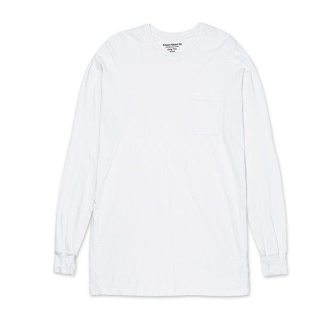 Long Sleeve Crew T-Shirt // White (S)