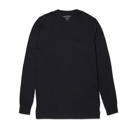 Long Sleeve Crew T-Shirt // Black (S)