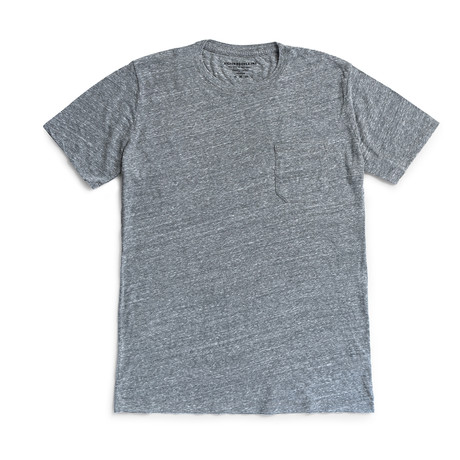 Pocketed T-Shirt // Heather Grey (S)