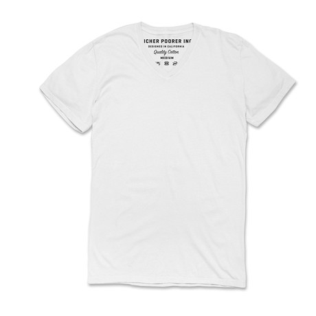 V-Neck T-Shirt // White (S)
