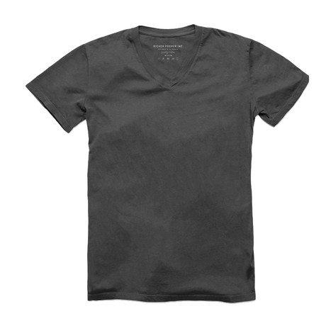 V-Neck T-Shirt // Charcoal (S)