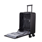 X1 Suitcase // Black (Gray Lining)