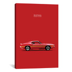 1969 Ford Mustang Shelby GT350 (Red) // Mark Rogan (12"W x 18"H x 0.75"D)