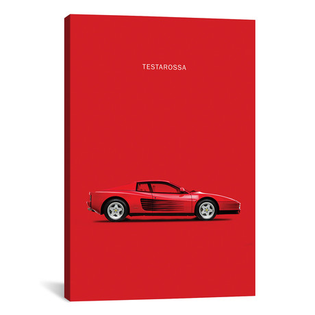 1984 Ferrari Testarossa // Mark Rogan (18"W x 26"H x 0.75"D)